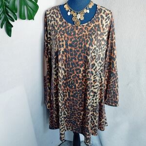 Curvy The Wild One Leopard Print Dress